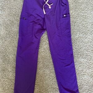 Figs Women's Scrub Pants in Purple